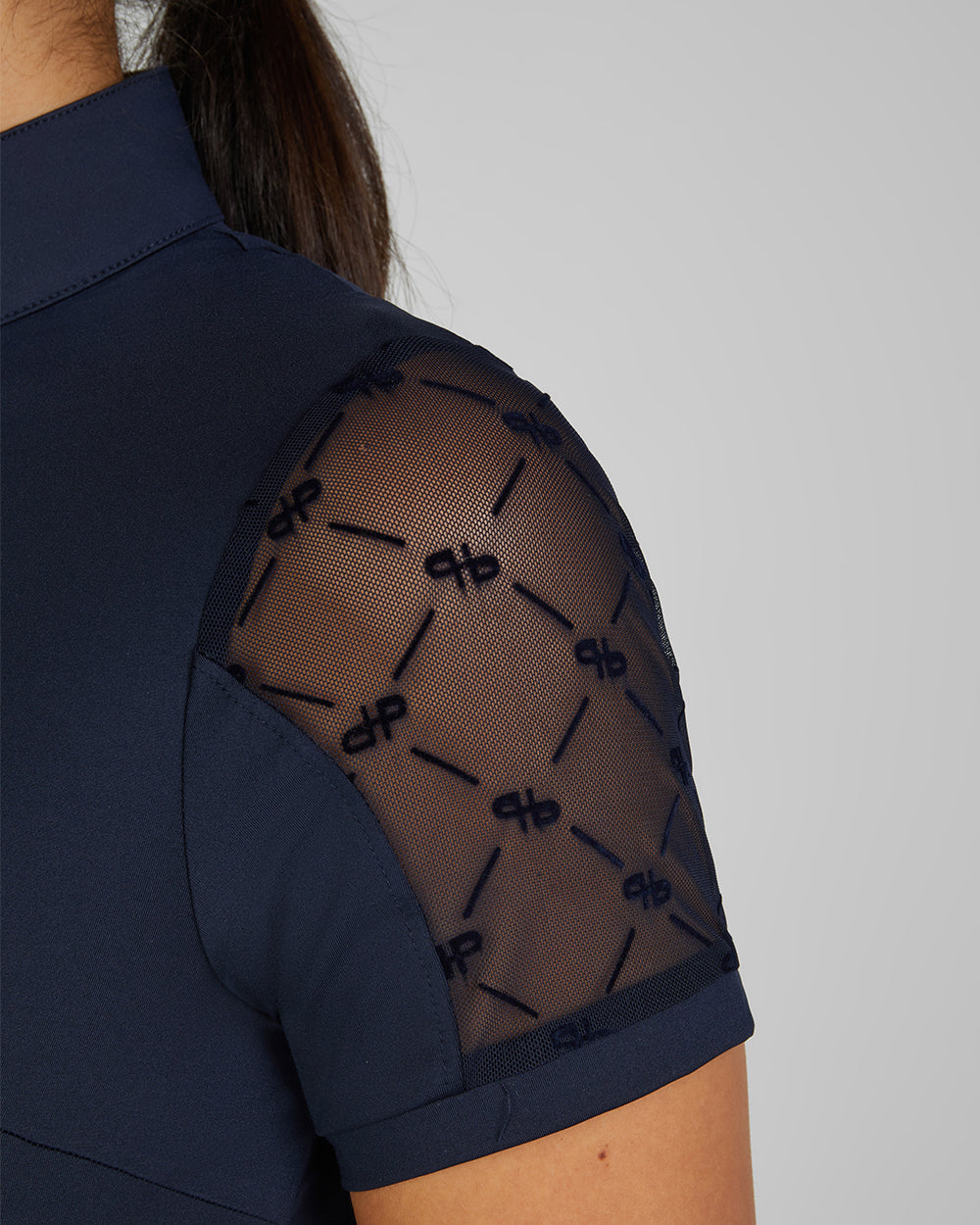 Pikeur Aliyah Ladies Mesh Sleeve Competition Shirt 7211.