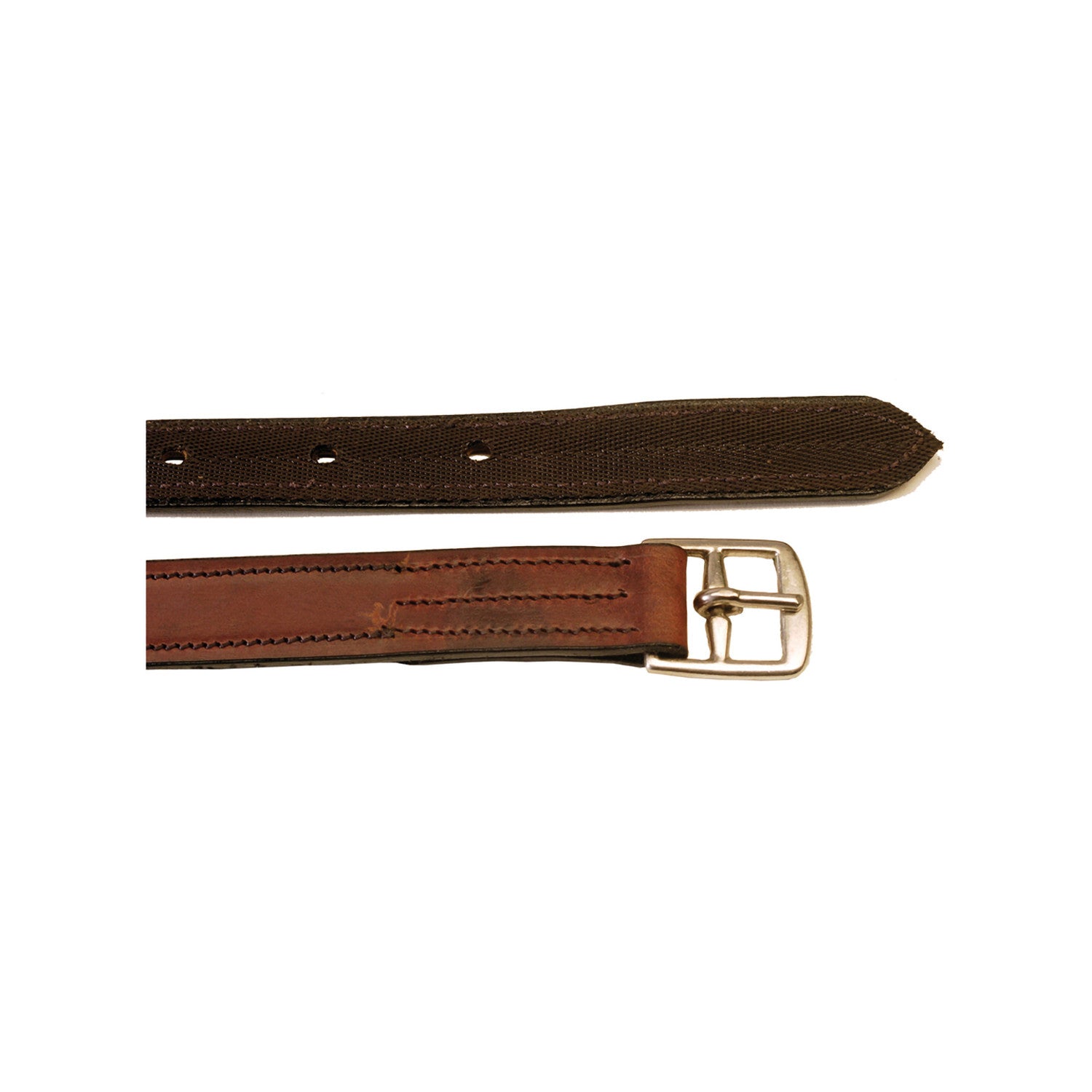 SUPERIOR STIRRUPS LEATHER WITH NYLON INSIDE.