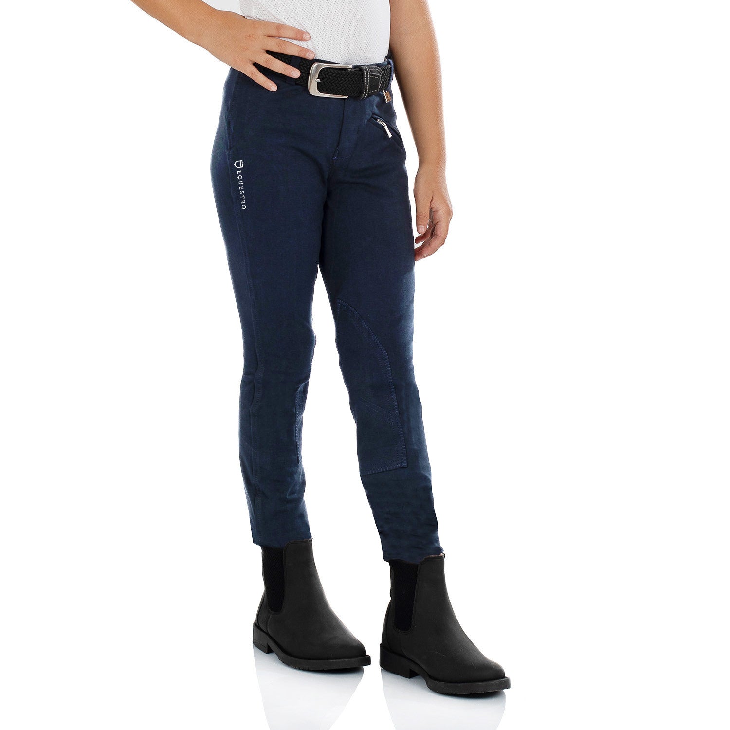 LEILANI MODEL JUNIOR JODHPUR BREECHES IN STRETCH MATERIAL.