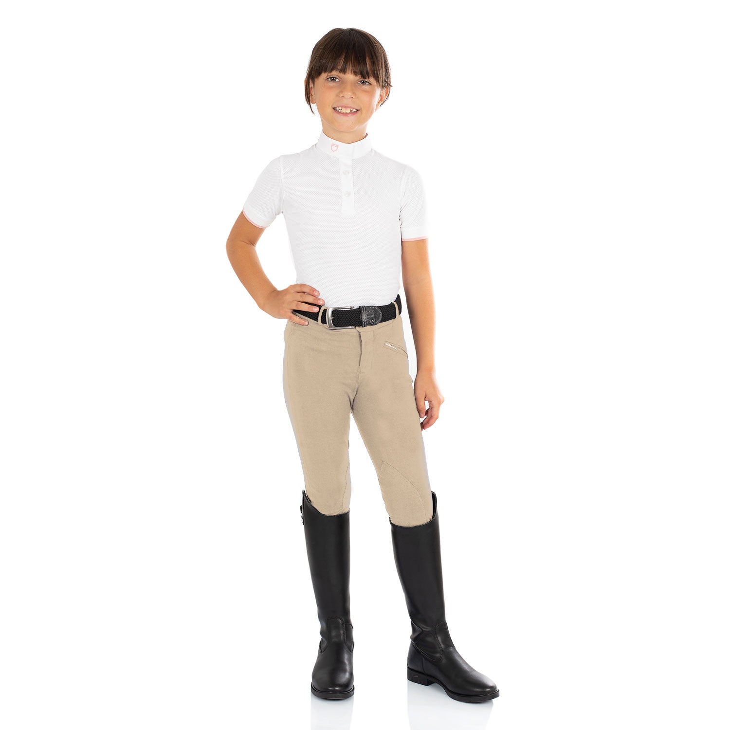 KASUMI MODEL JUNIOR BREECHES IN STRETCH MATERIAL.