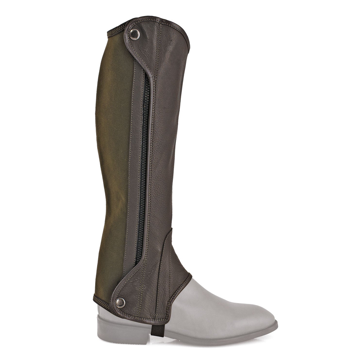 CHESTER LEATHER MINI-CHAPS.