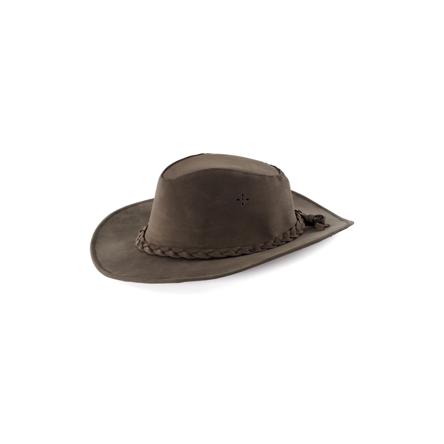 SUPERIOR WESTERN LEATHER HAT LUX BRAID.