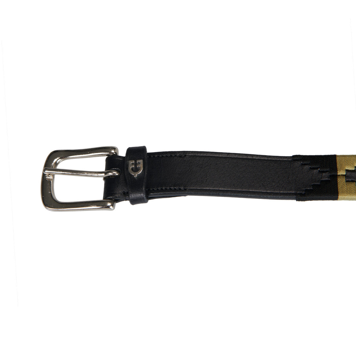 Leather belt with southwest patterm