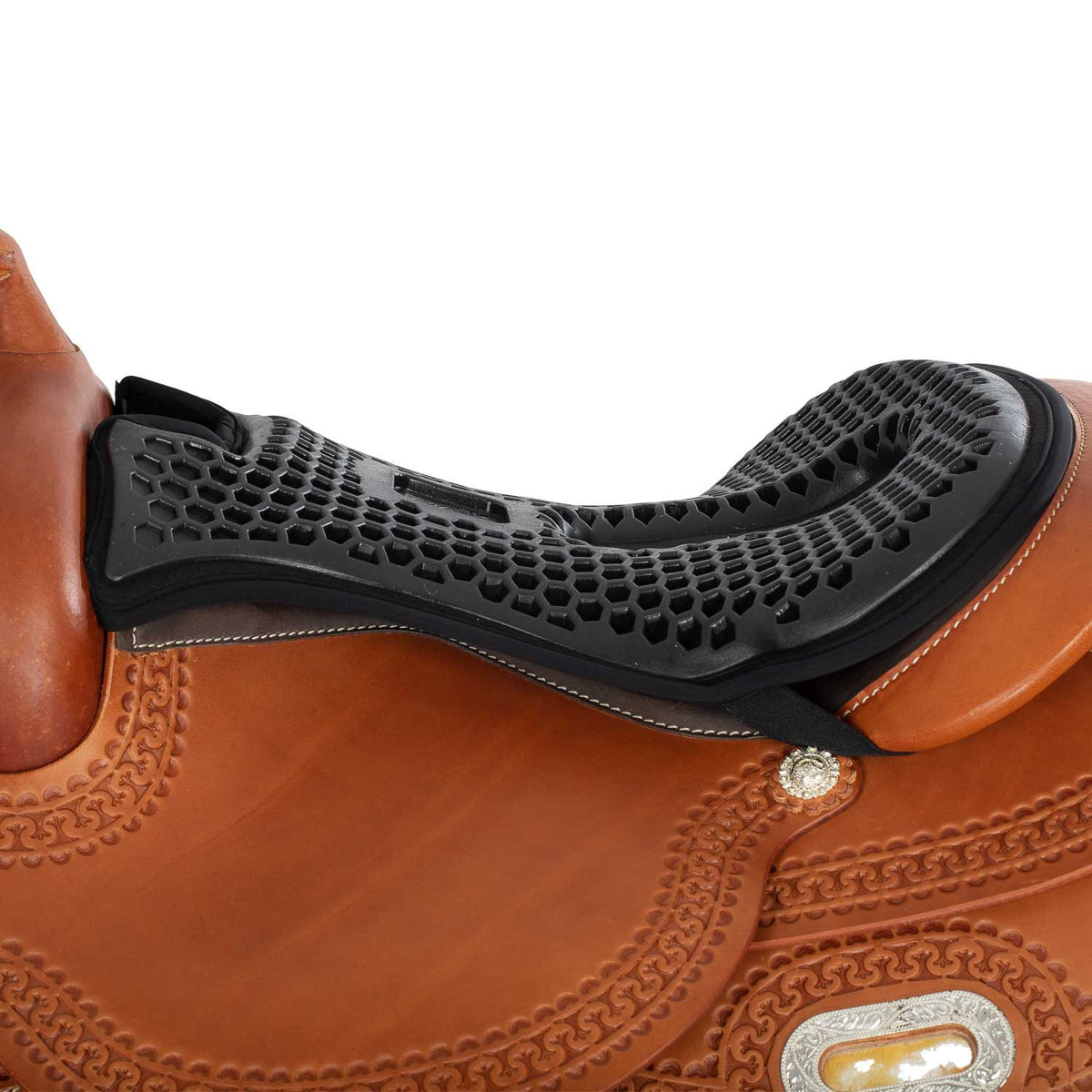 Acavallo Ortho-Coccyx Seat Saver Western Hexagonal Gel-Out Dri-Lex 20mm