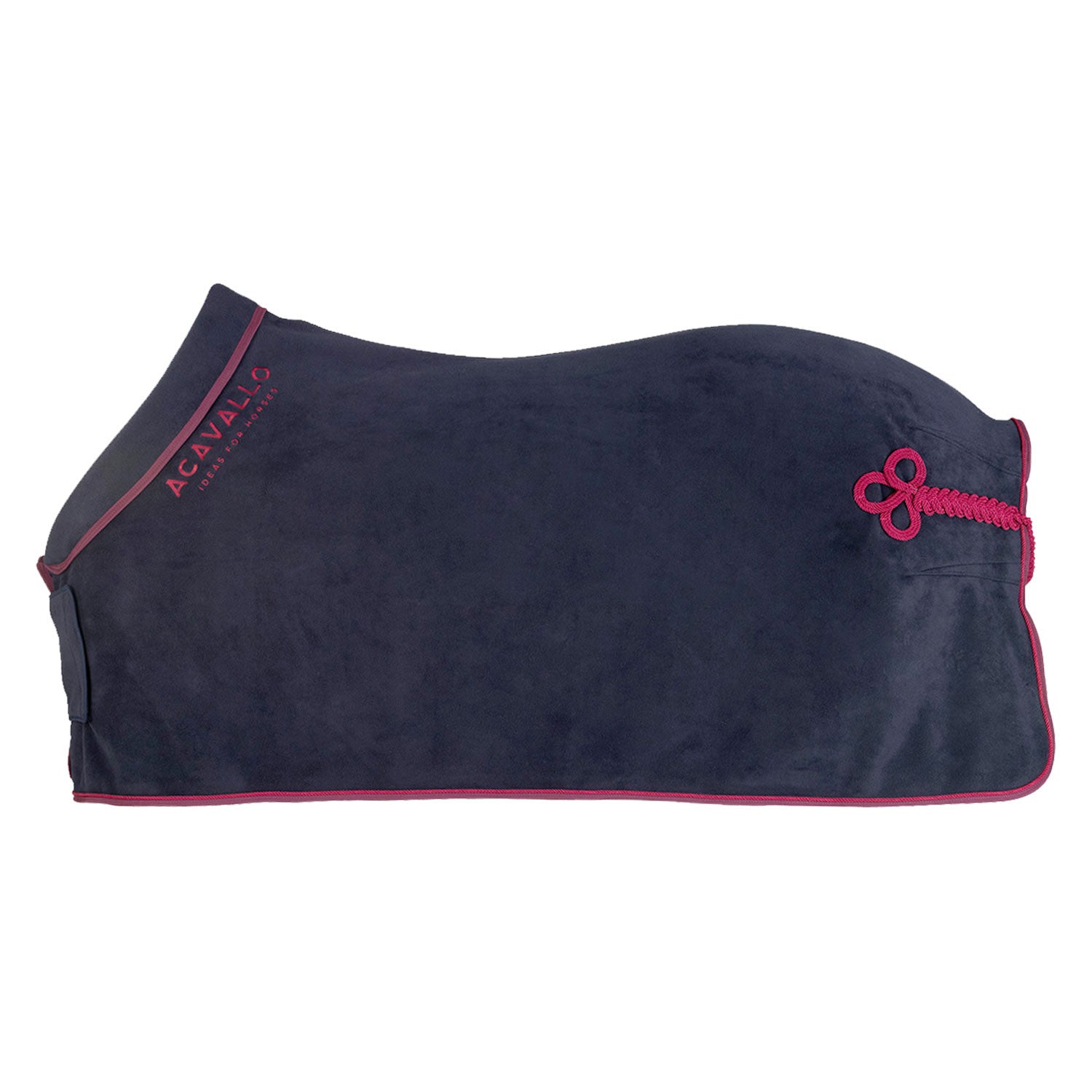 Fleece stable rug padded collar 800g.
