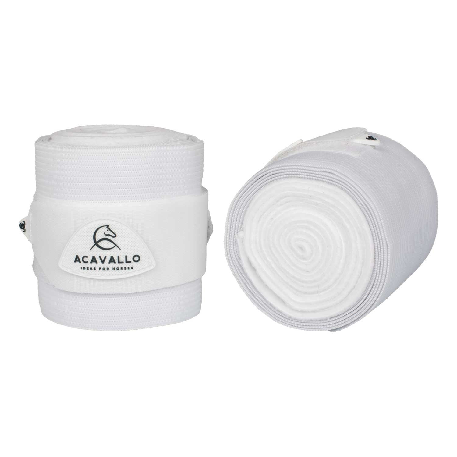Elasticated exercise bandages fleece.