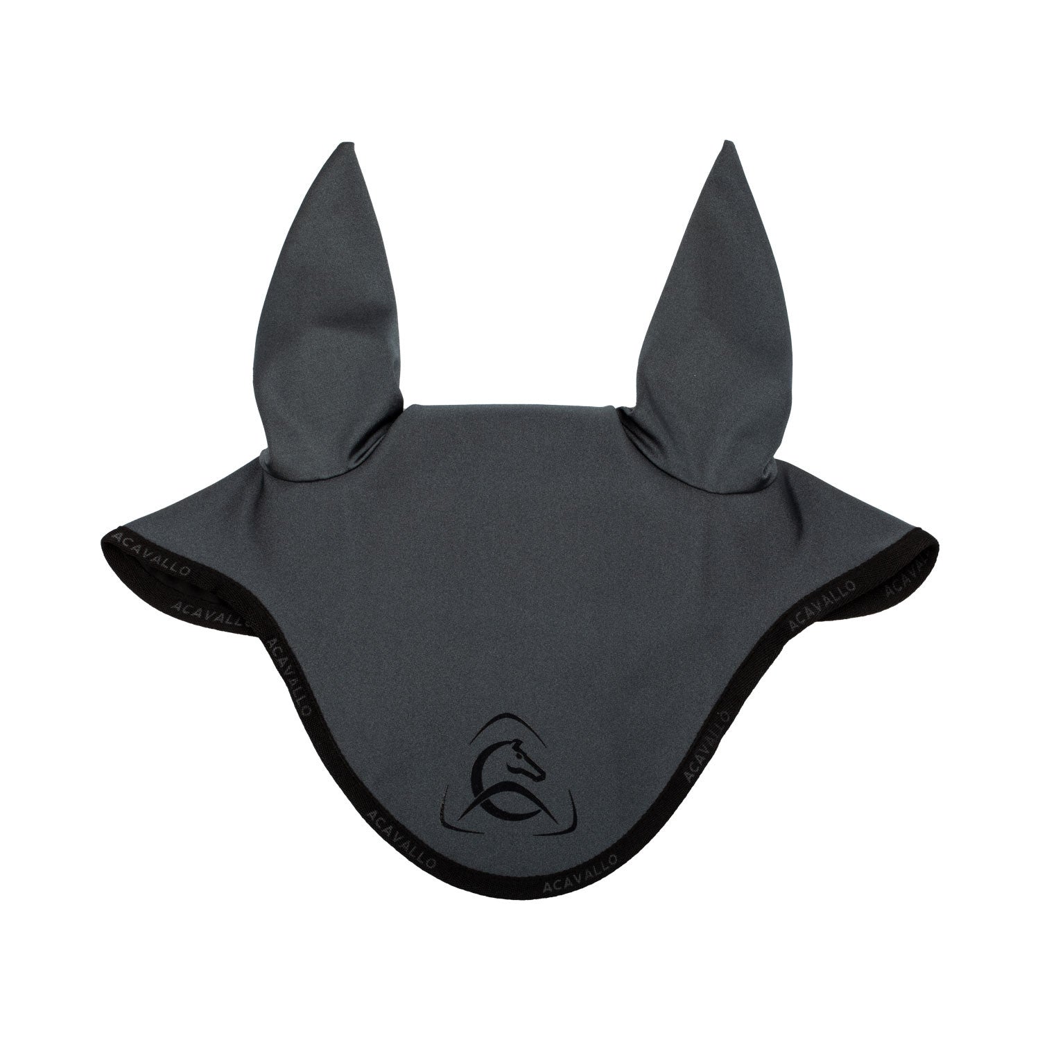 Elastane fly veil silicone logo.