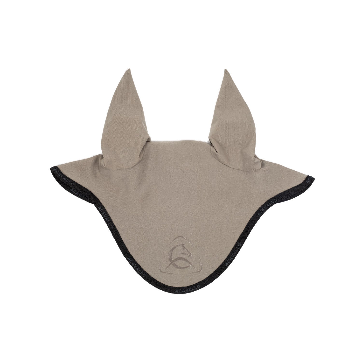 Elastane fly veil silicone logo.