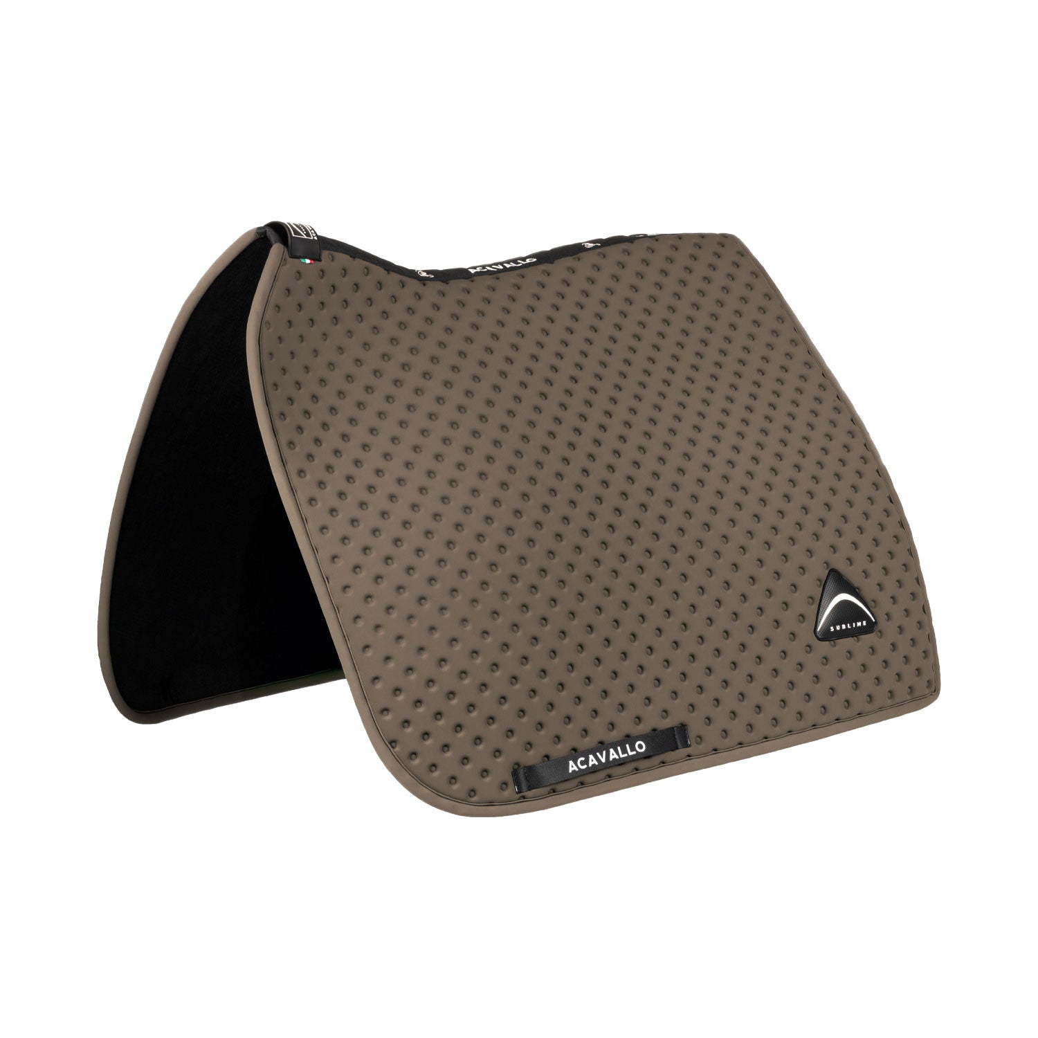 Sublime dotted dressage saddle pad in technical fabric.