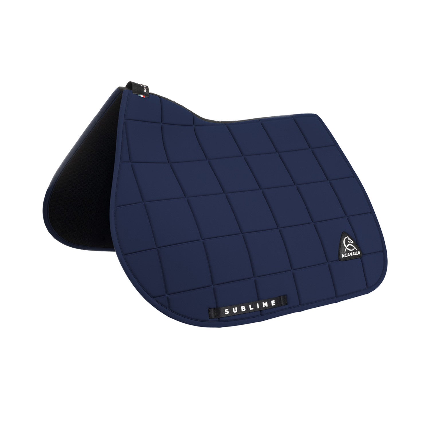 Sublime jumping saddle pad in square technical fabric.