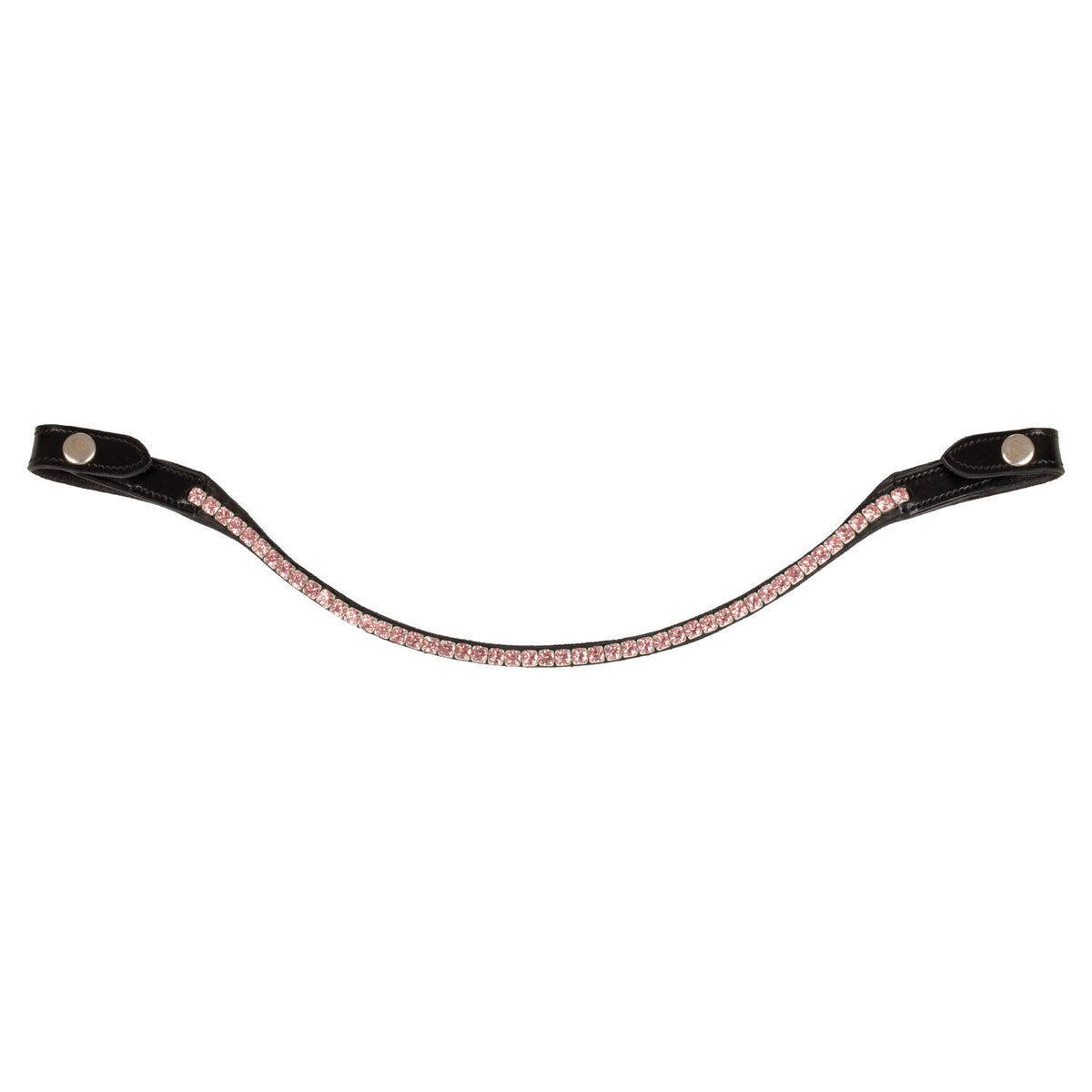 Acavallo Browband Calfskin & Round Crystals