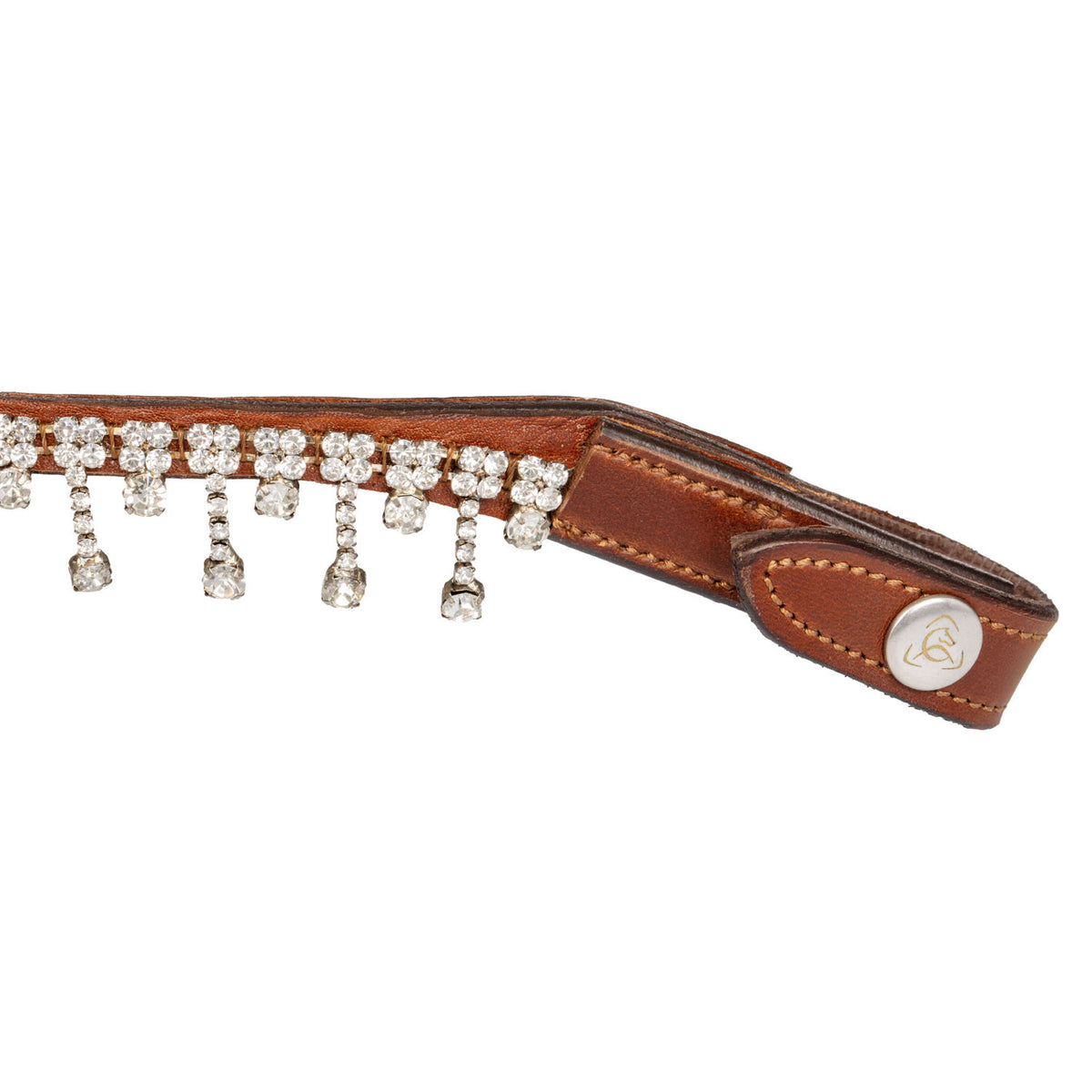 Acavallo Queen Browband Calfskin & Crystals