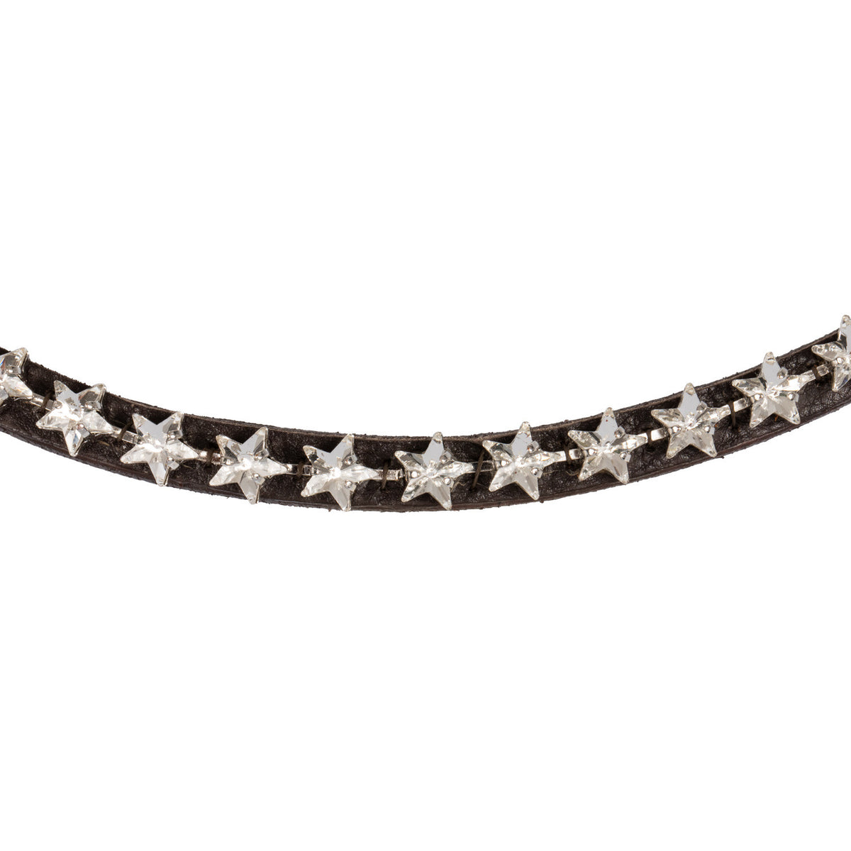 Acavallo Browband Calfskin & Starry Crystals
