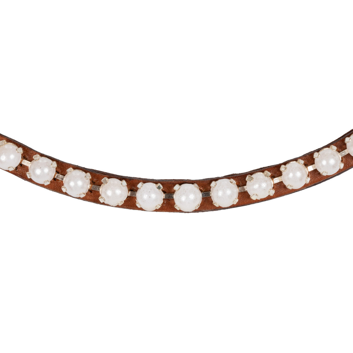 Acavallo Browband Calfskin & Pearls