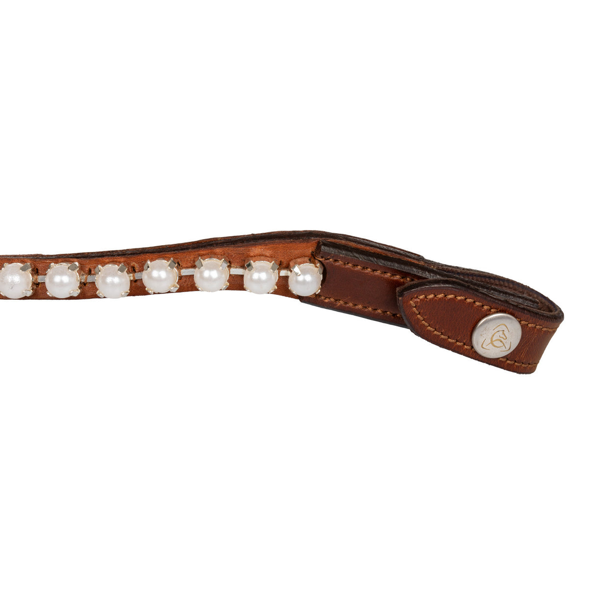 Acavallo Browband Calfskin & Pearls