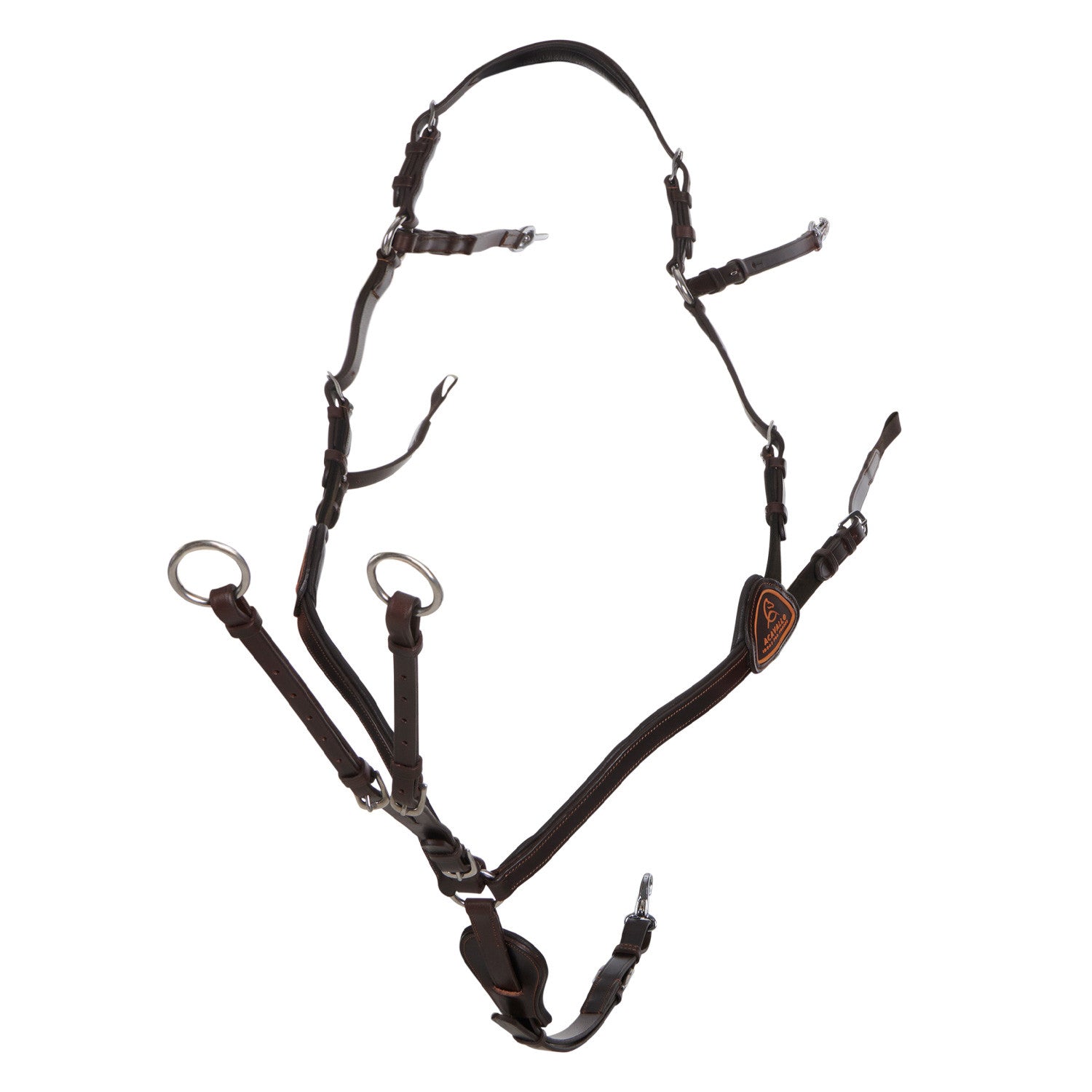 Five-point breastplate calfskin.