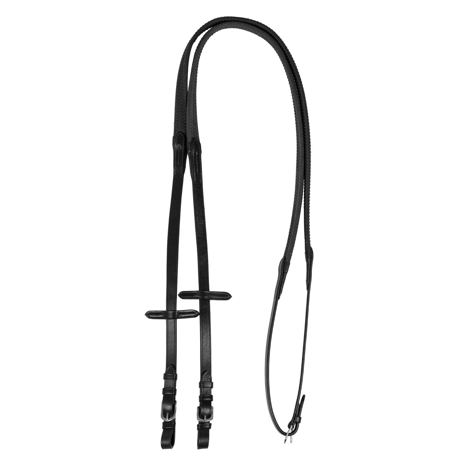 Kris reins leather & rubber.