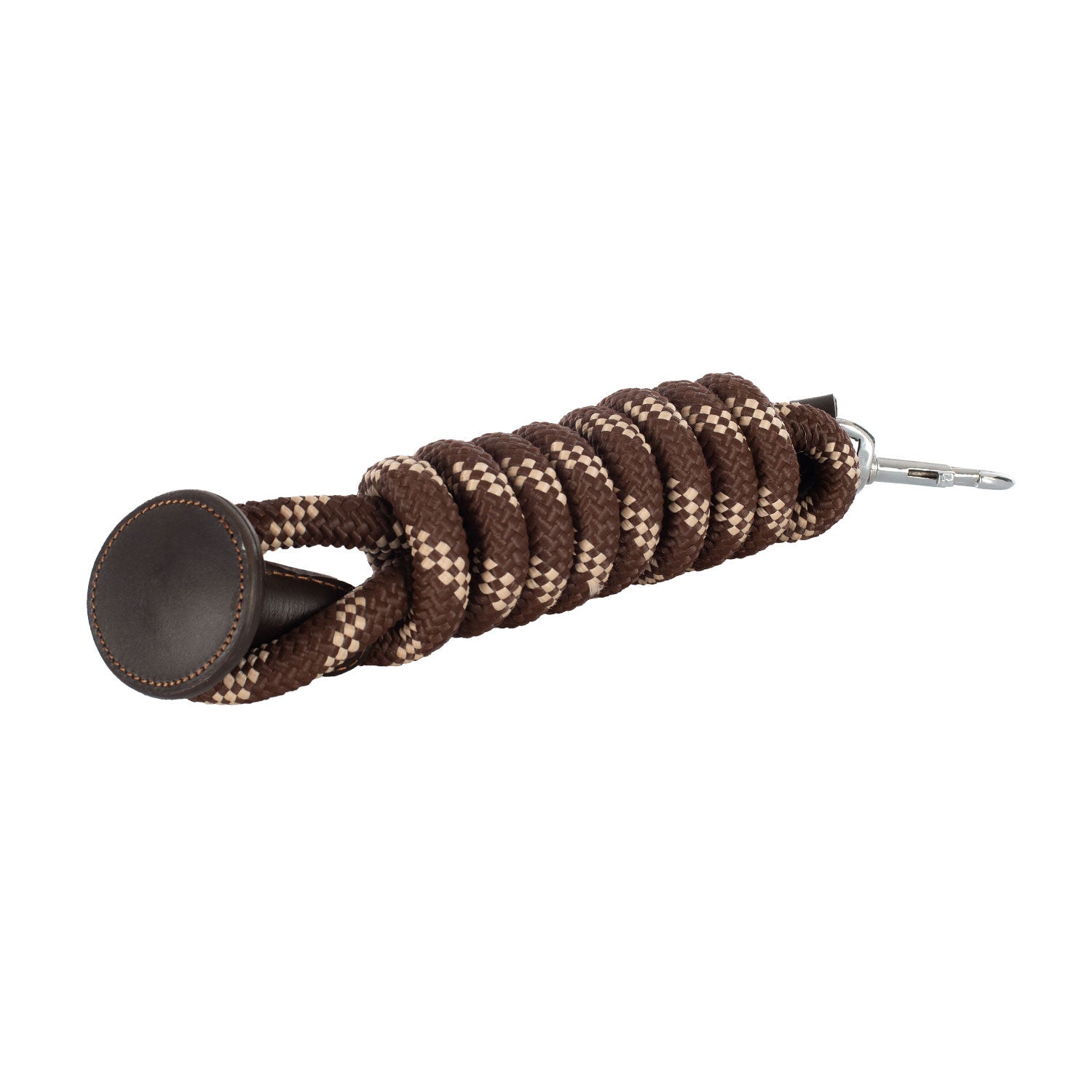 Braided lead rope leather ends.