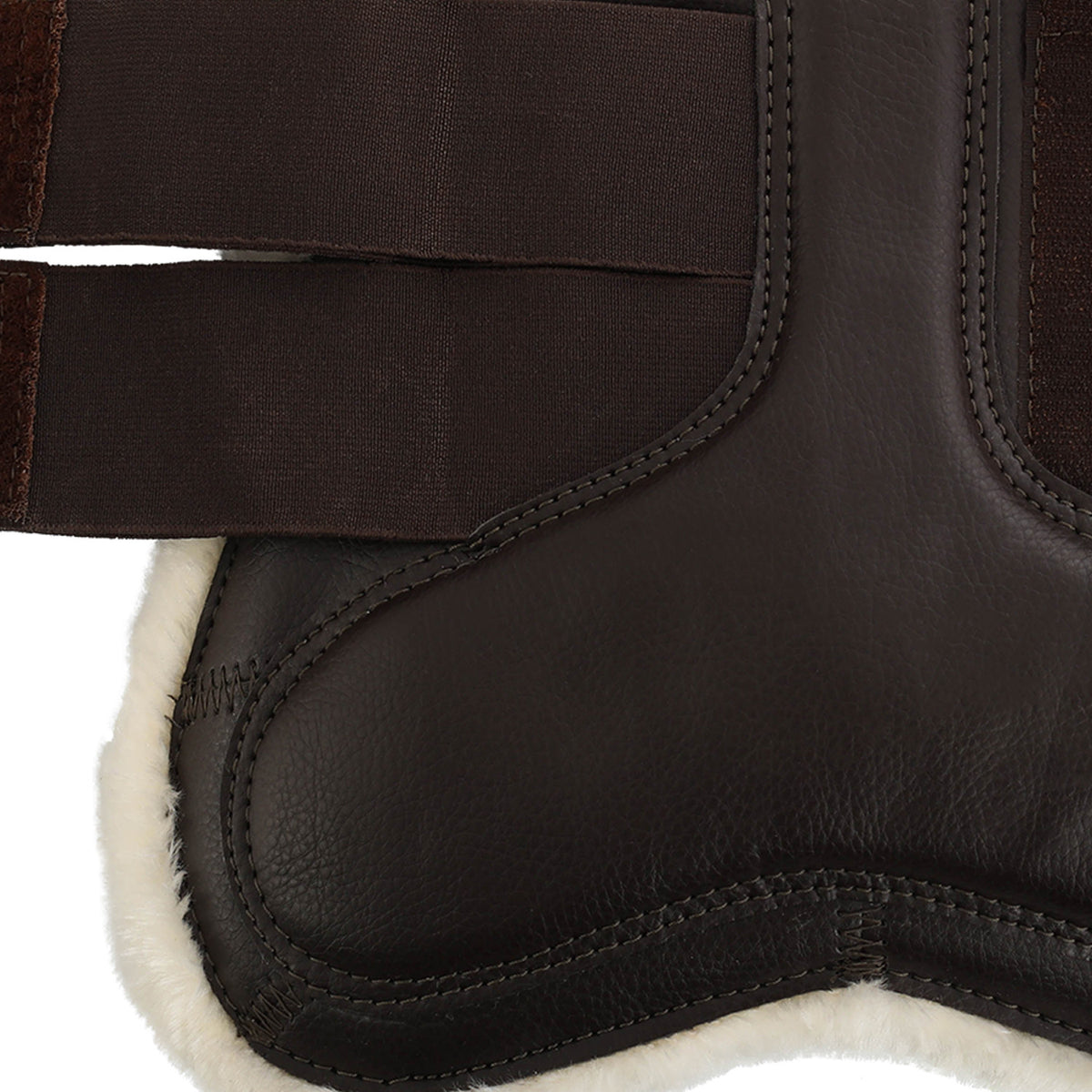 Acavallo Jumping Tendon Boots Faux Sheepskin