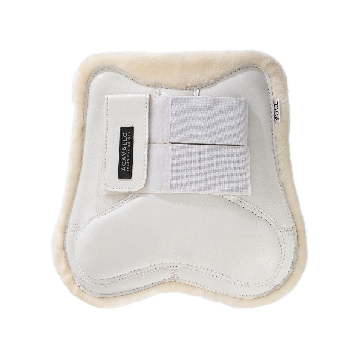 Acavallo Jumping Tendon Boots Faux Sheepskin