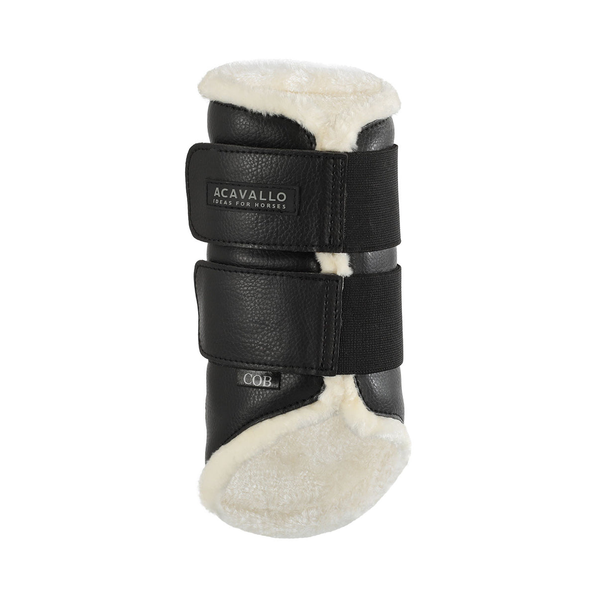 Acavallo Front Brushing Boots Faux Sheepskin