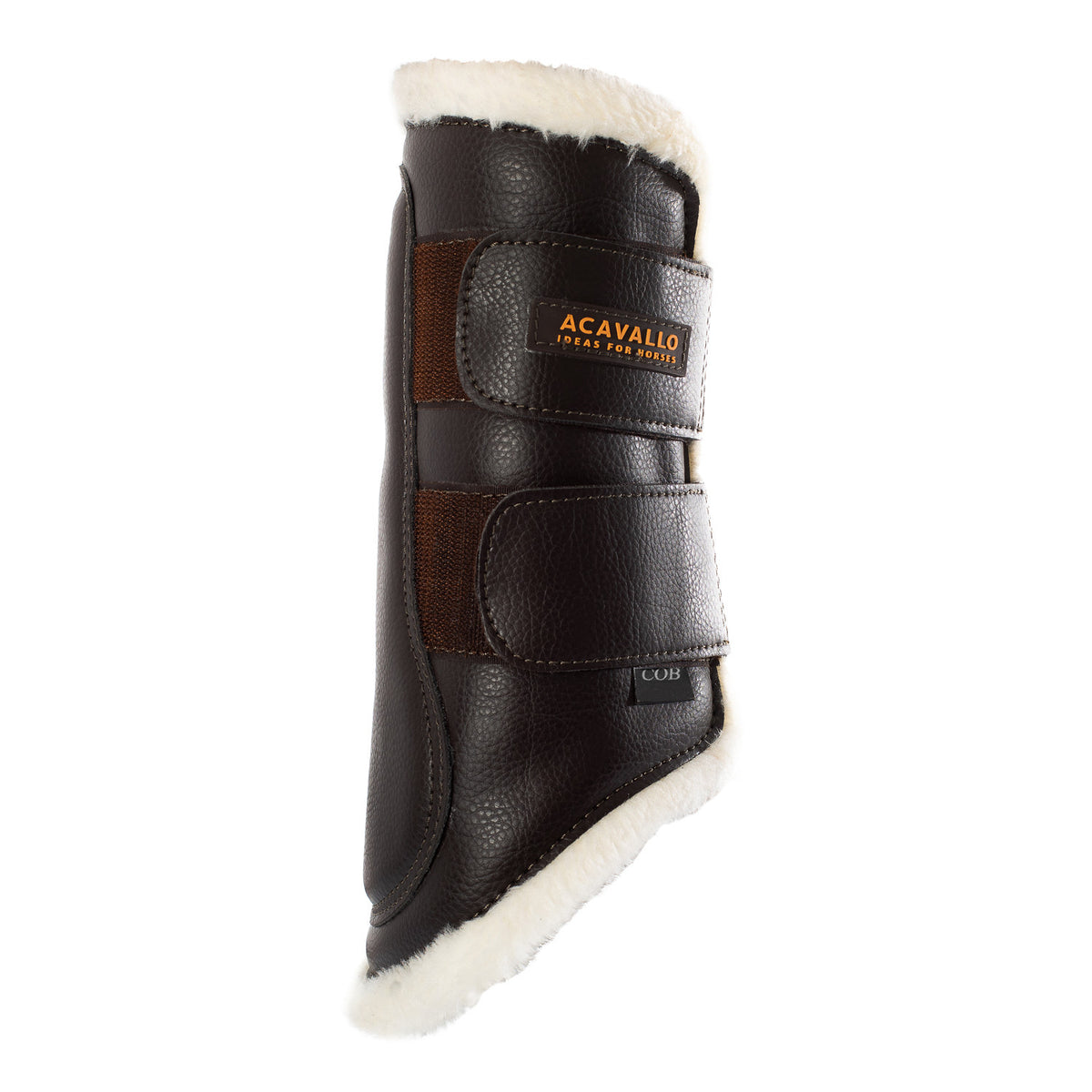Acavallo Front Brushing Boots Faux Sheepskin