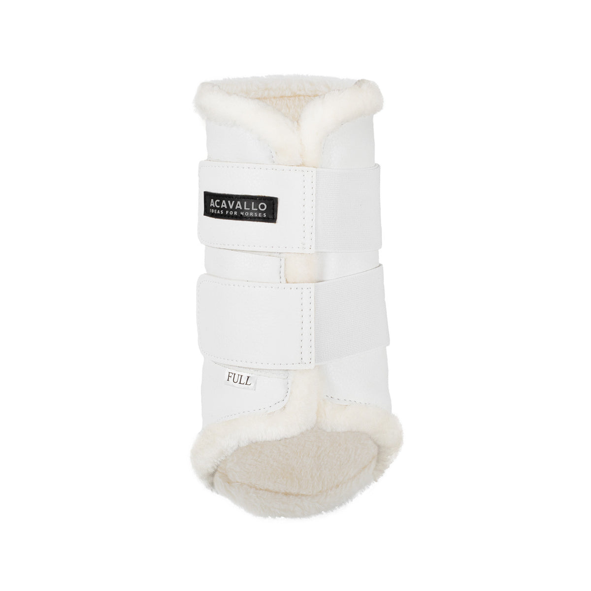 Acavallo Front Brushing Boots Faux Sheepskin