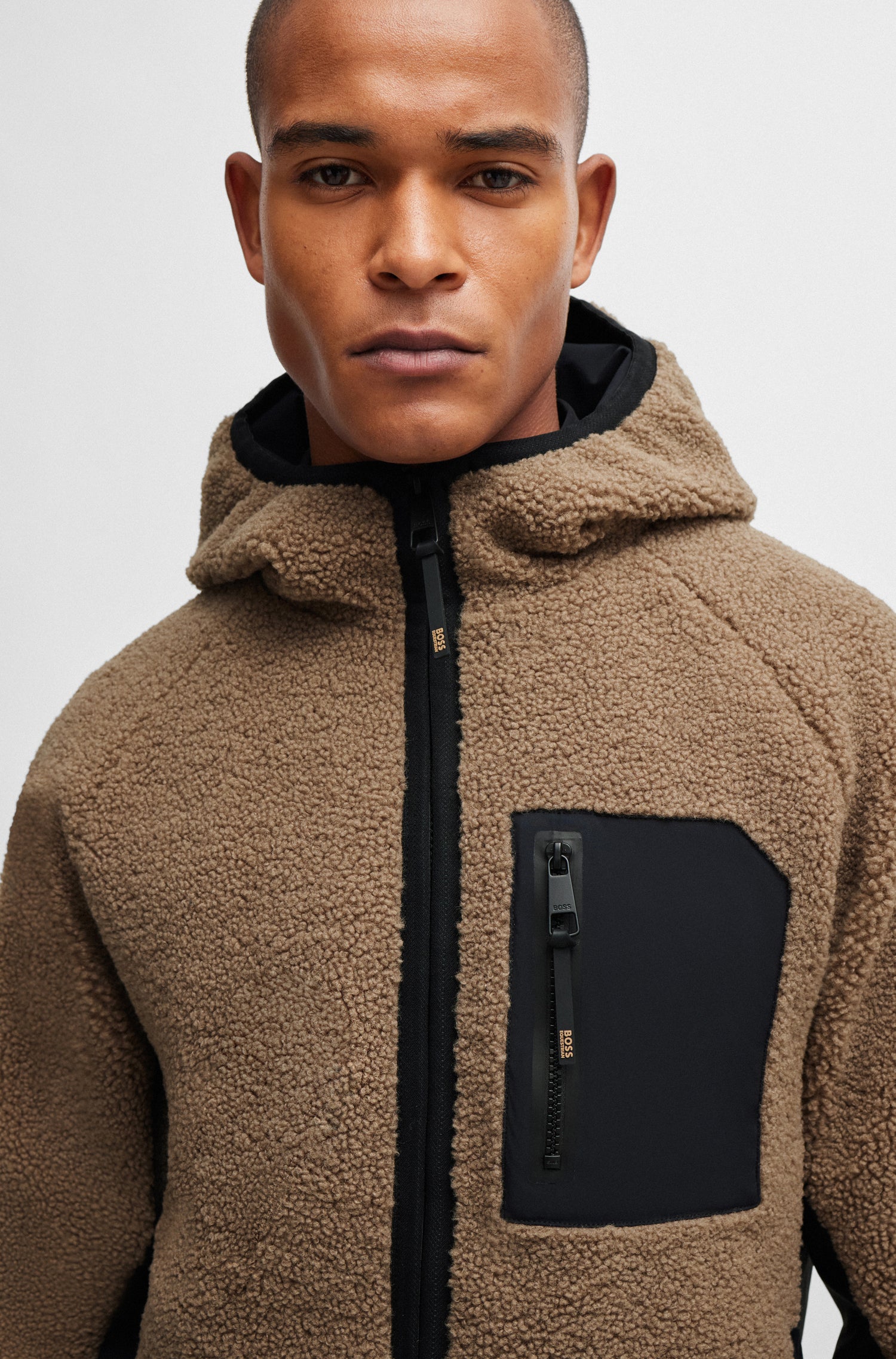 Boss Russel Hybrid Teddy Mens Puffer Jacket *Pre-order for dispatch within approximately 2 weeks*.