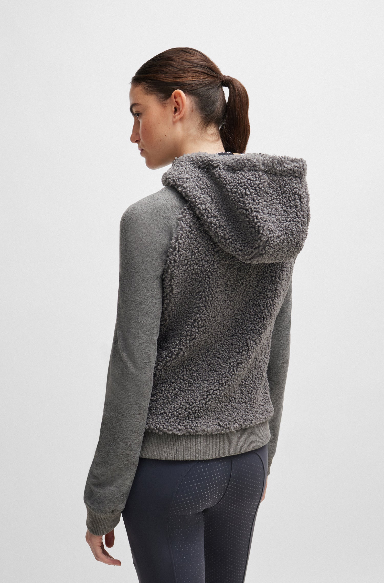 Boss Riva Teddy Ladies Hybrid Zip Hoodie *Pre-order for dispatch within approximately 2 weeks*.