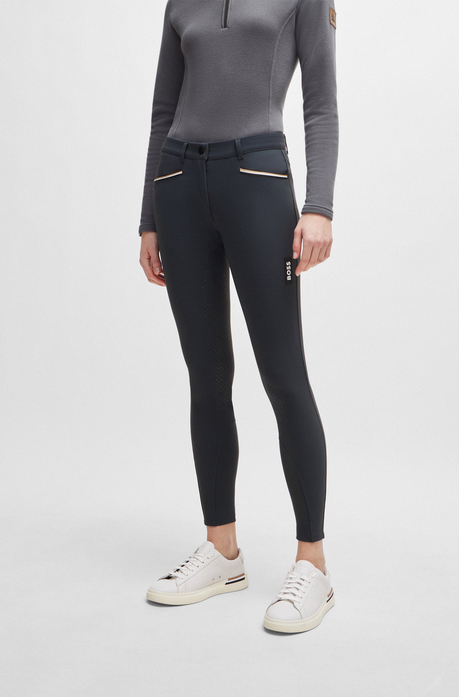 Boss Heather Full Grip Ladies Breeches *Pre-order for dispatch within approximately 2 weeks*.