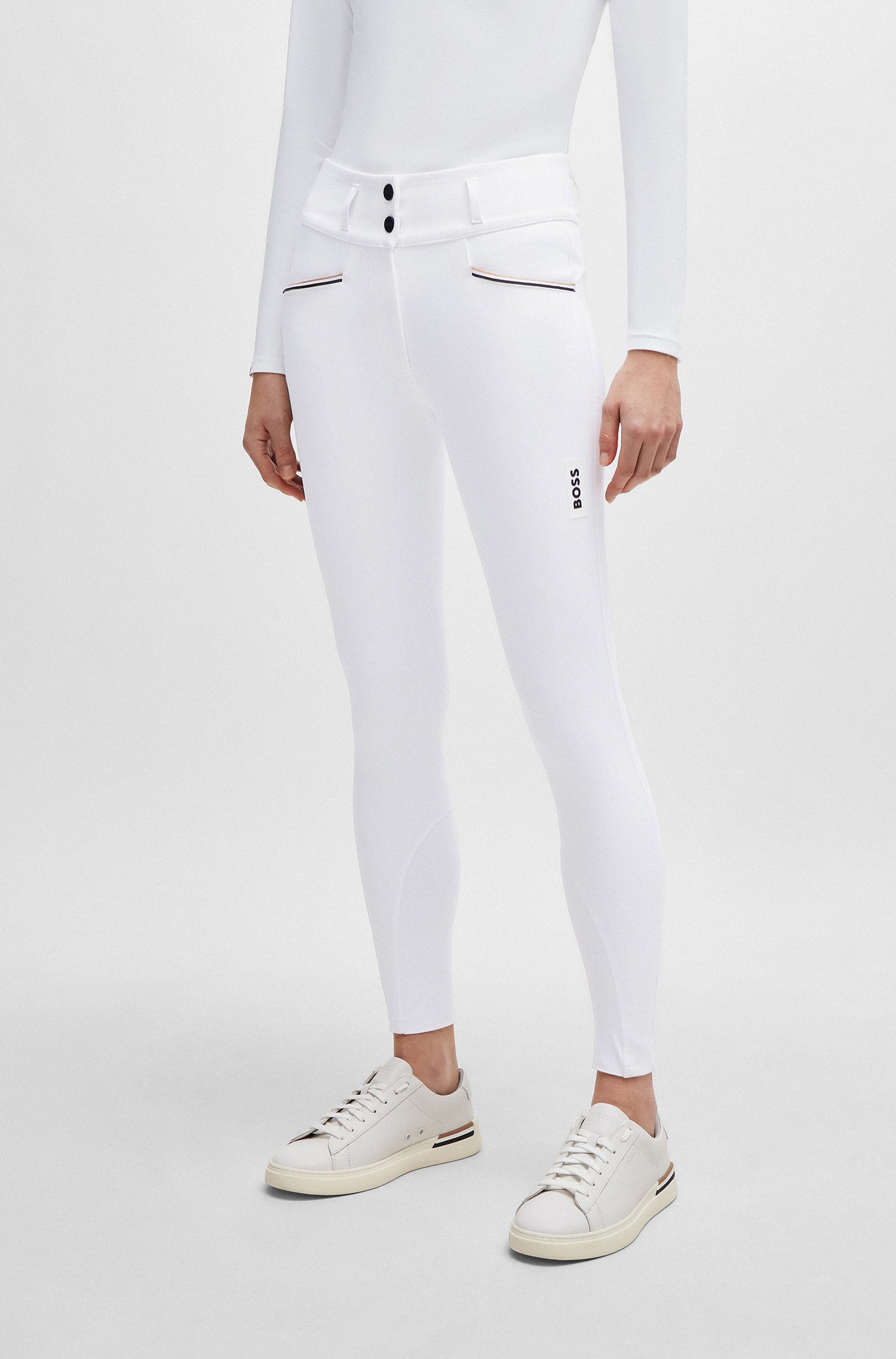 Boss Hannah High-Waist Knee Grip Ladies Breeches *Pre-order for dispatch within approximately 2 weeks* - Core Colours.