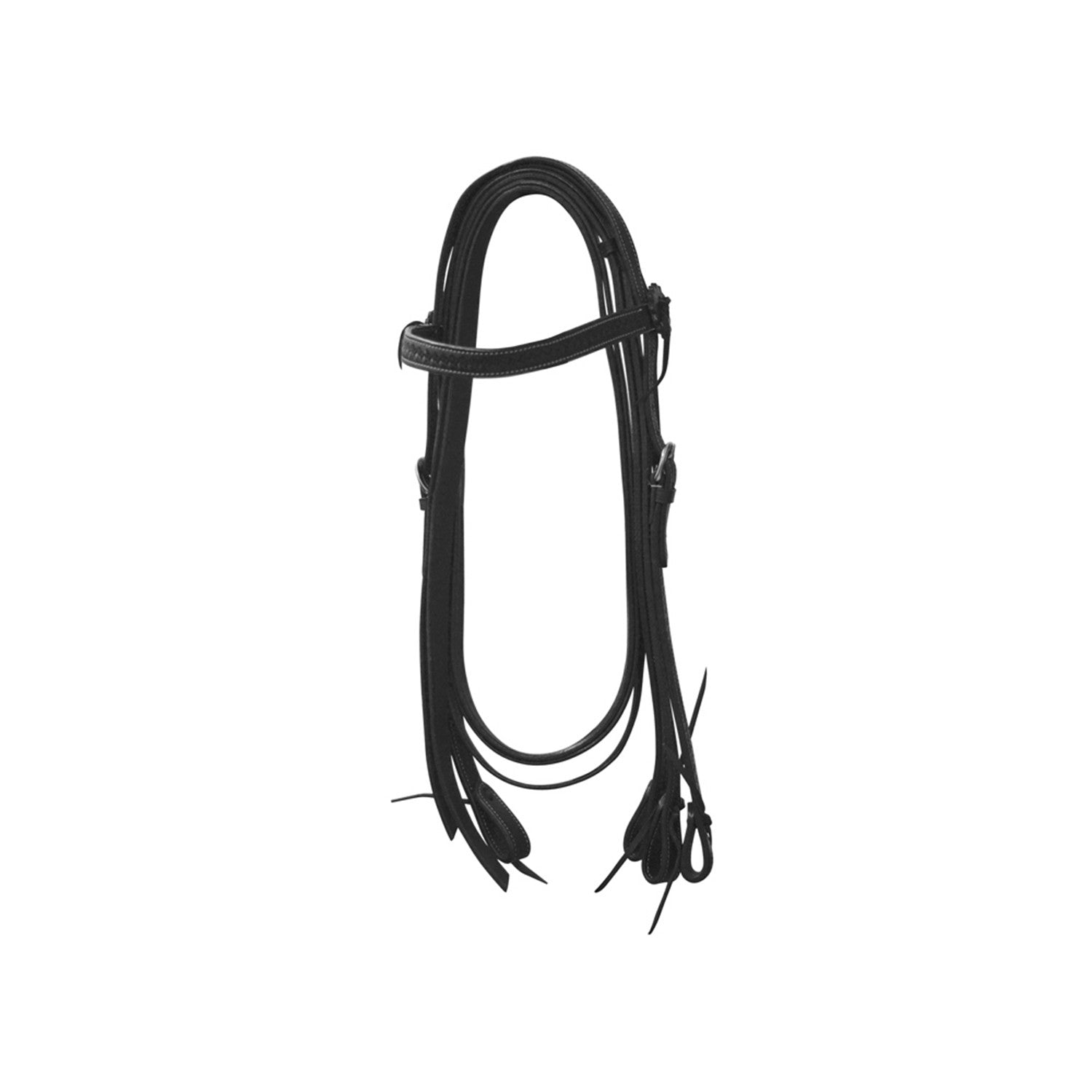 WESTERN BRIDLE STRAIGHT BROWBAND BASKET OR FLOWER TOOLING.