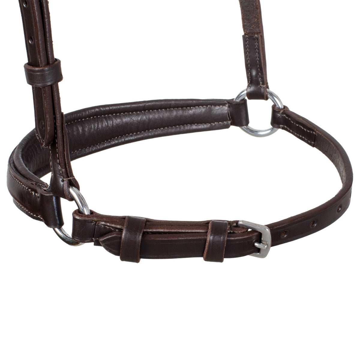 Leather German style noseband bridle