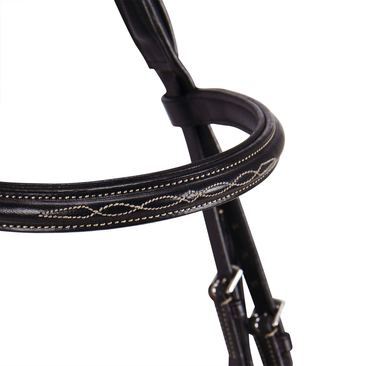 Leather English bridle with embroideries NEW