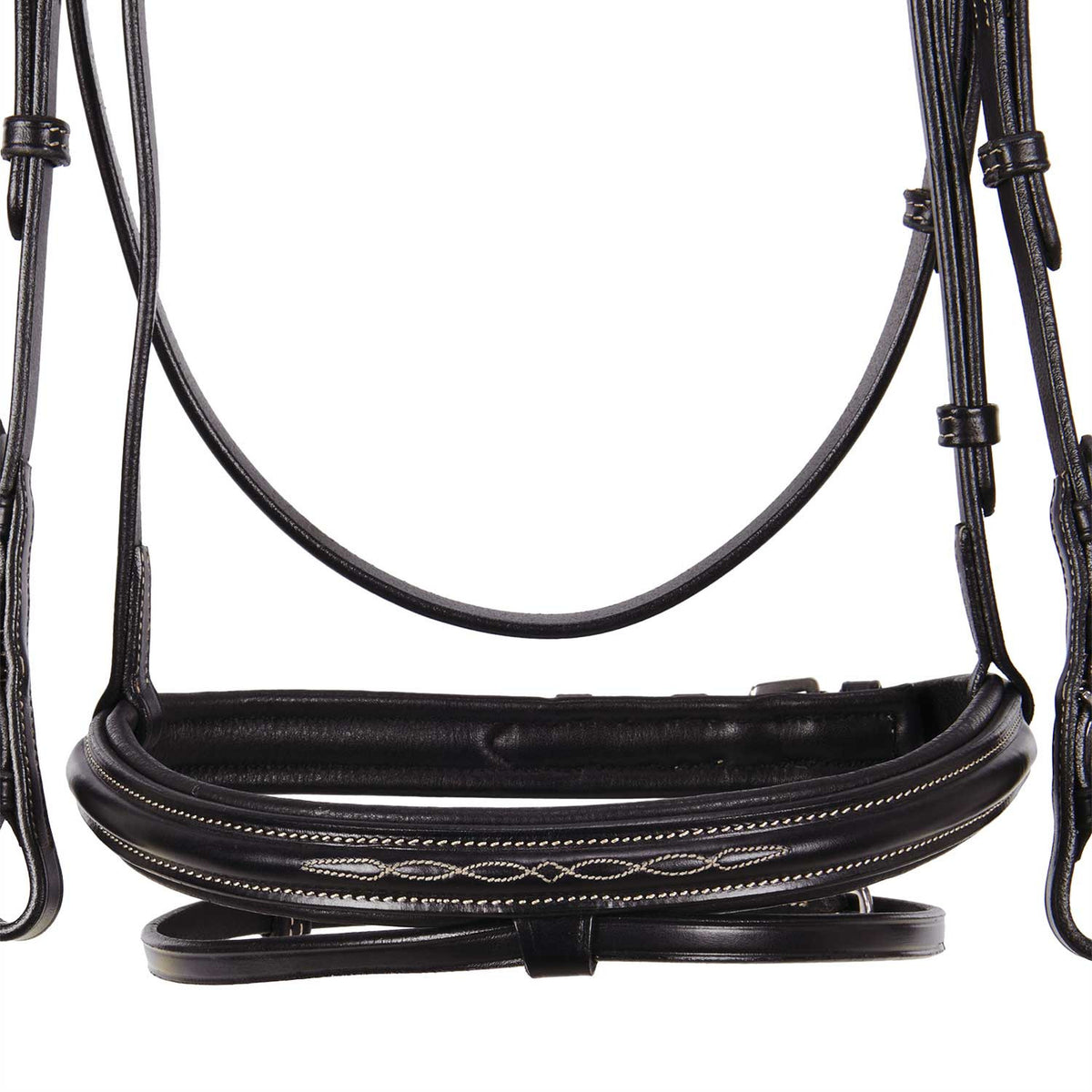 Leather English bridle with embroideries NEW
