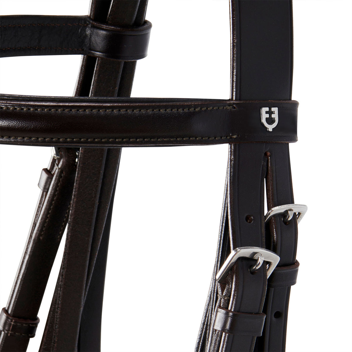 Leather dressage bridle