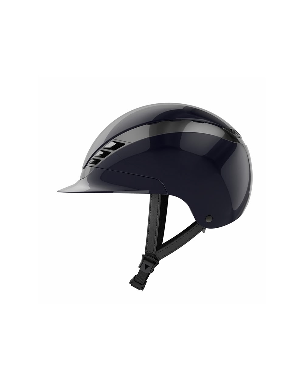 Abus x Pikeur AirLuxe Chrome Riding Helmet.