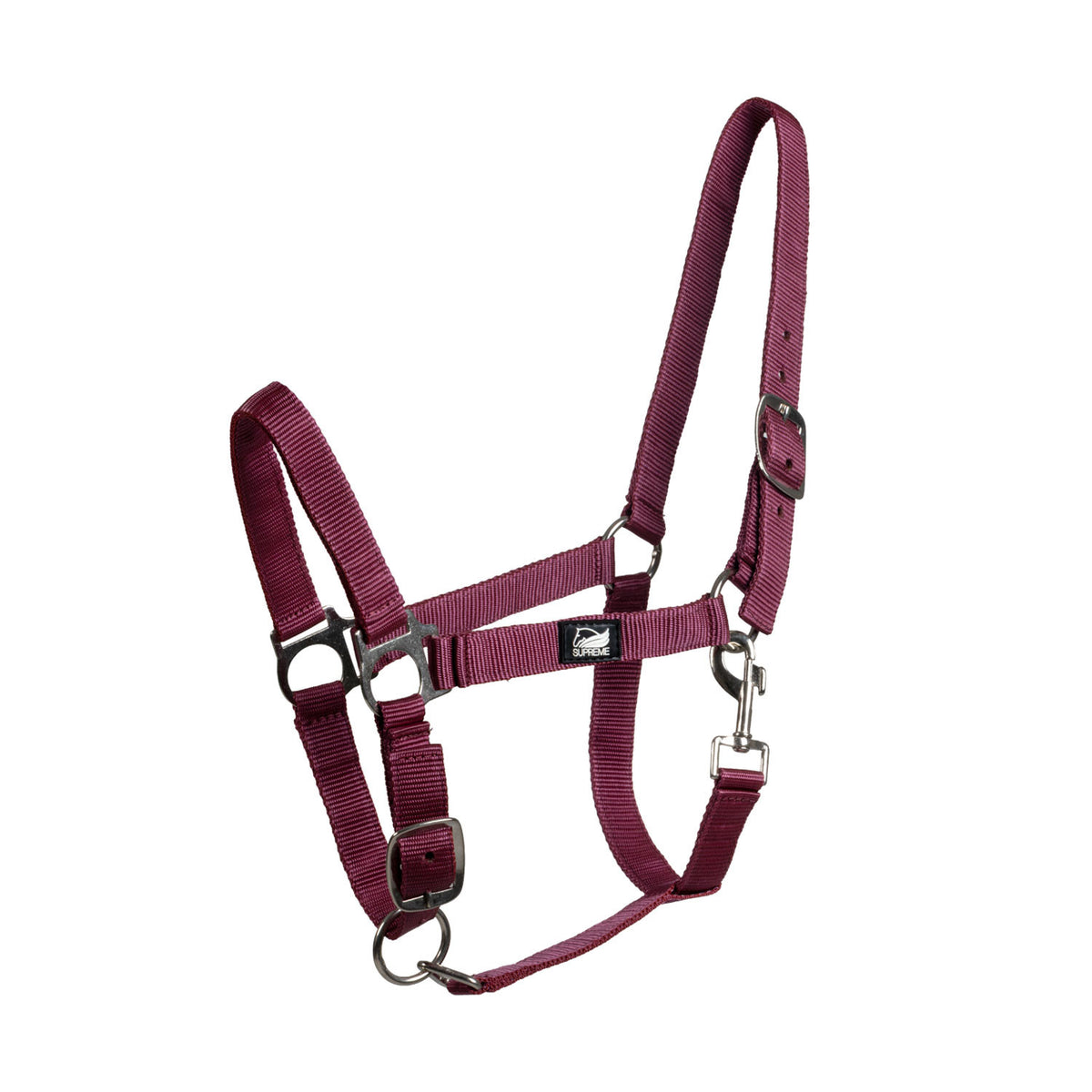 FOAL HALTER WITH DOUBLE ADJUSTMENT AND SNAP HOOK