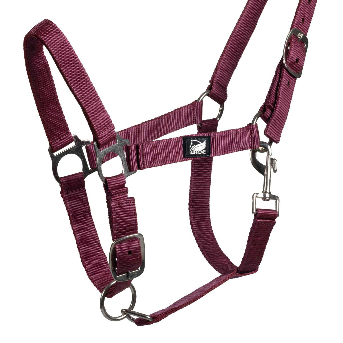 FOAL HALTER WITH DOUBLE ADJUSTMENT AND SNAP HOOK