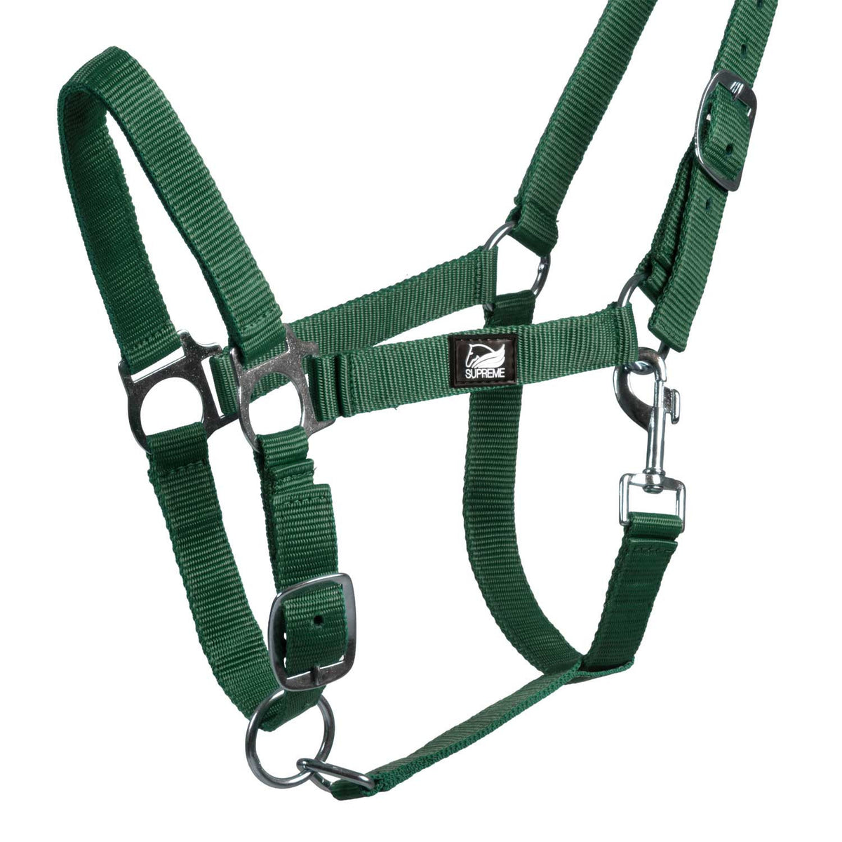 FOAL HALTER WITH DOUBLE ADJUSTMENT AND SNAP HOOK