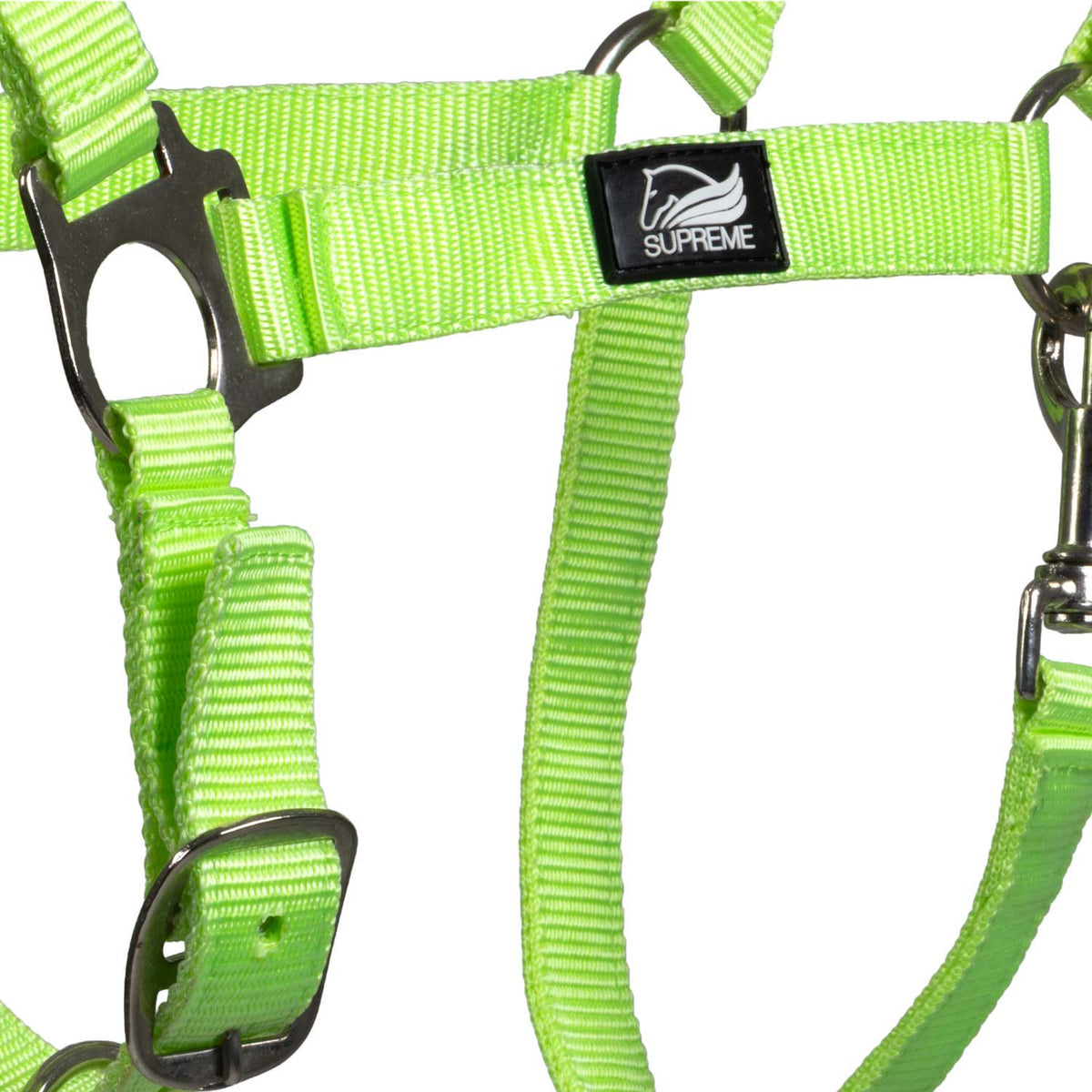 FOAL HALTER WITH DOUBLE ADJUSTMENT AND SNAP HOOK