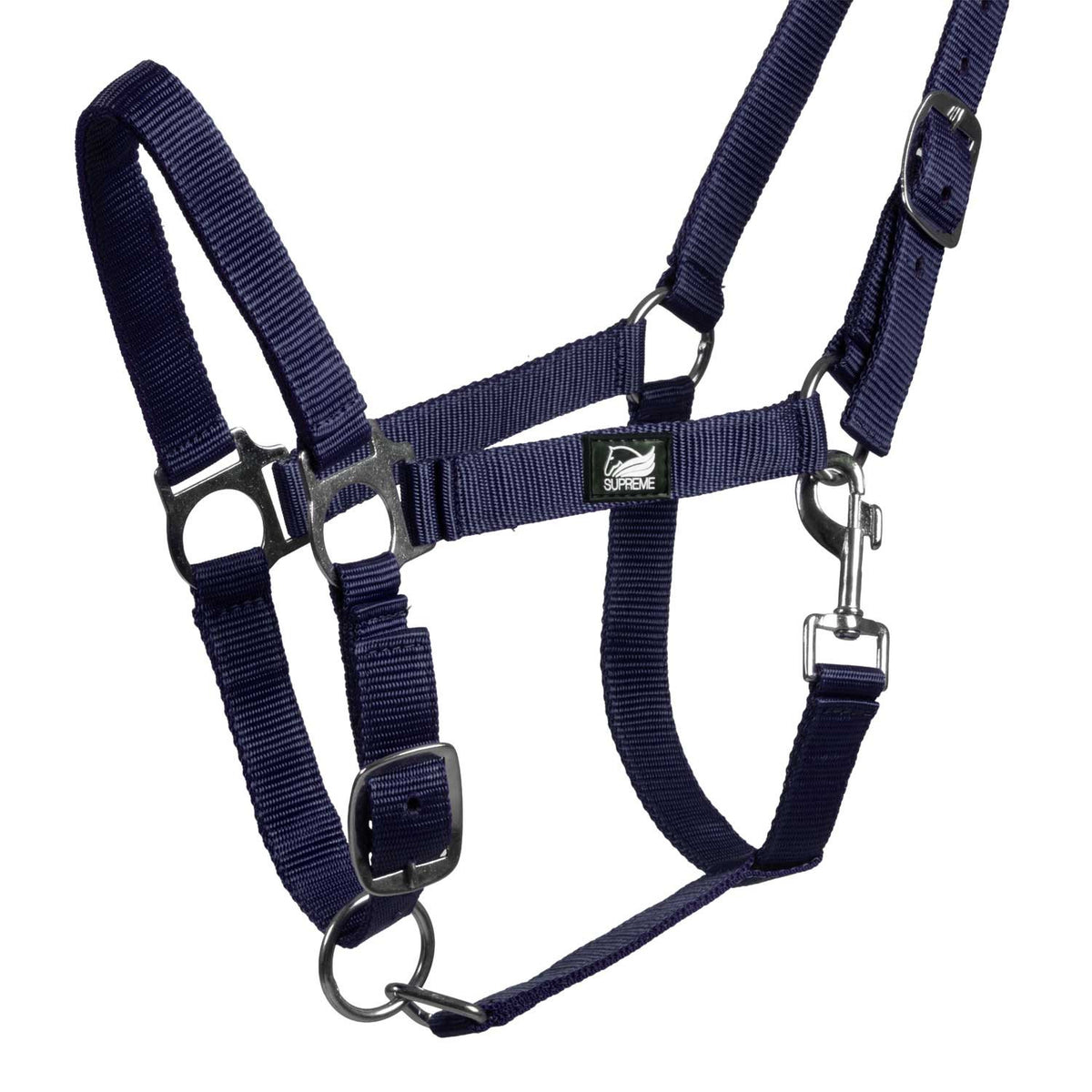 FOAL HALTER WITH DOUBLE ADJUSTMENT AND SNAP HOOK