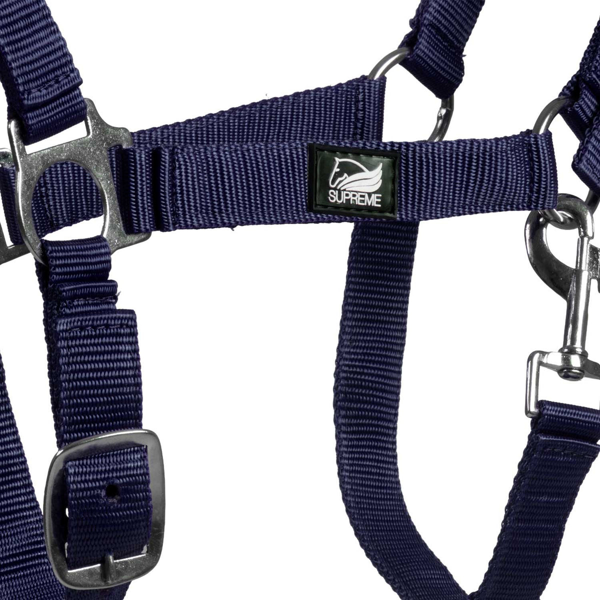 FOAL HALTER WITH DOUBLE ADJUSTMENT AND SNAP HOOK