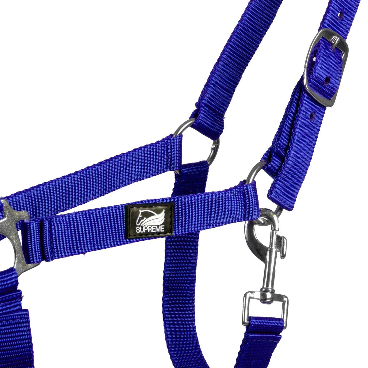 FOAL HALTER WITH DOUBLE ADJUSTMENT AND SNAP HOOK