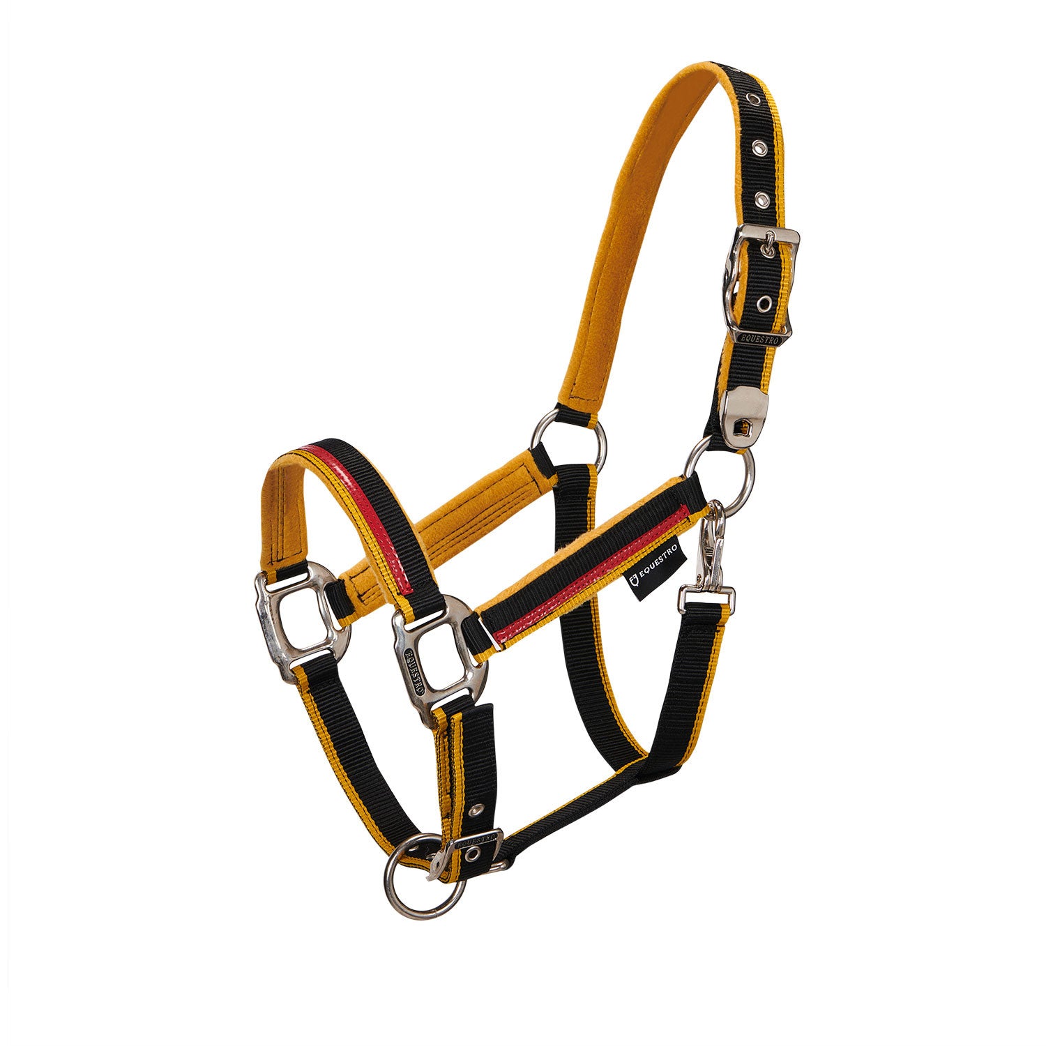 Double adjustment halter.