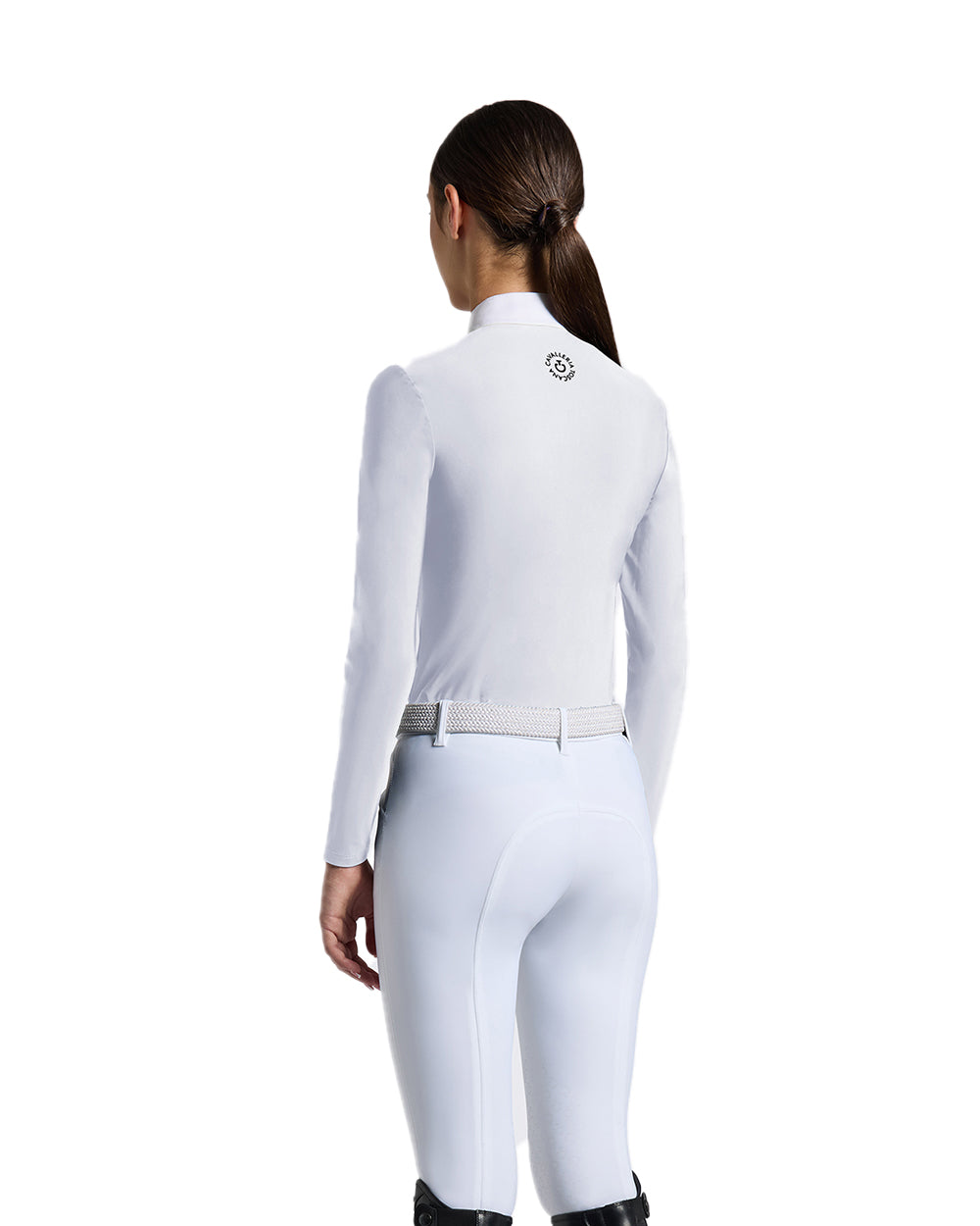 Cavalleria Toscana CT Girls Young Rider Jersey Long-Sleeved Competition Shirt.