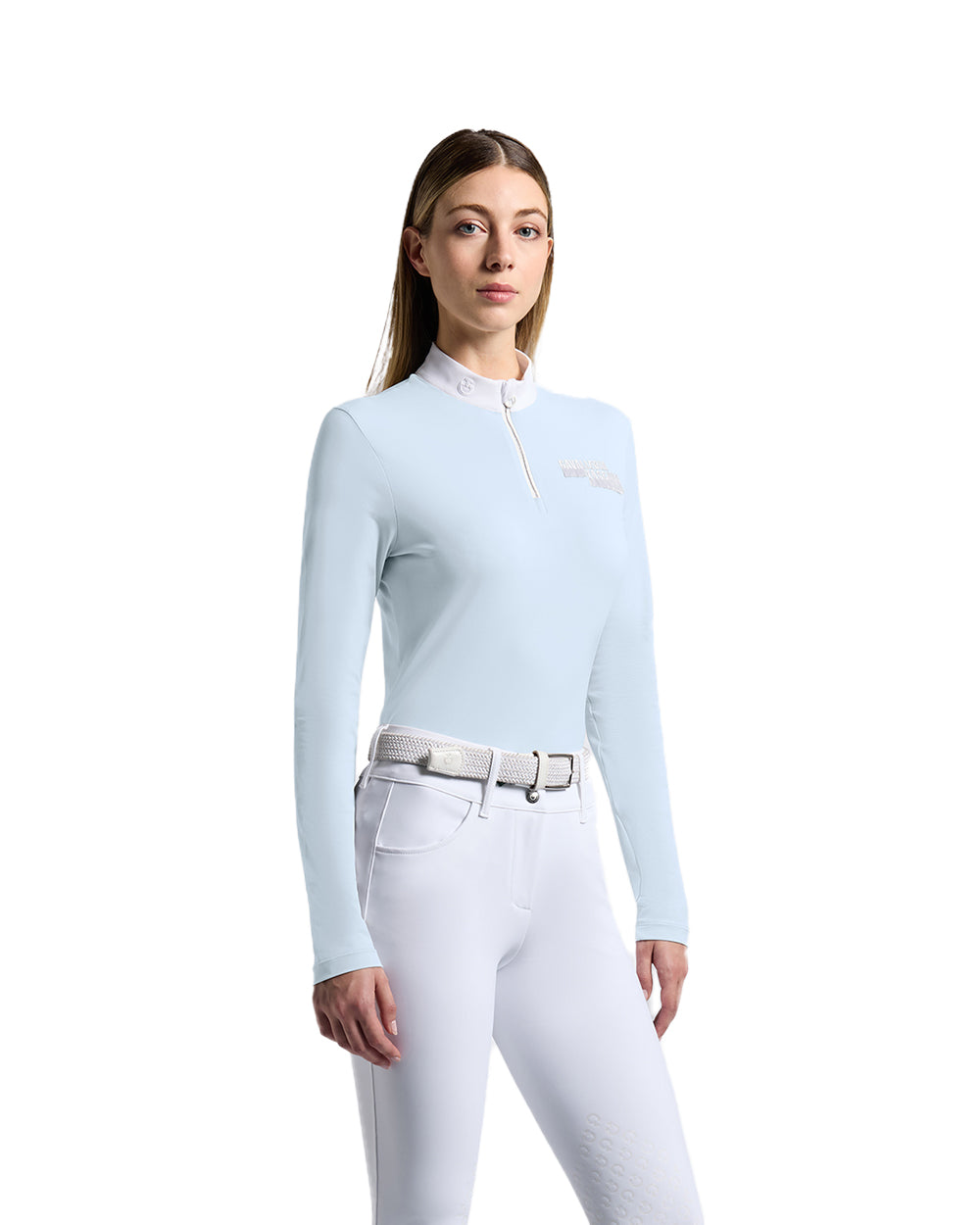 Cavalleria Toscana Ladies Competition Shirt with Embroidered Logo.
