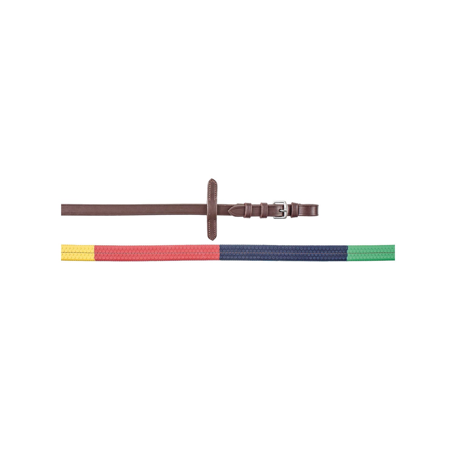 MULTICOLOR RUBBER REINS.