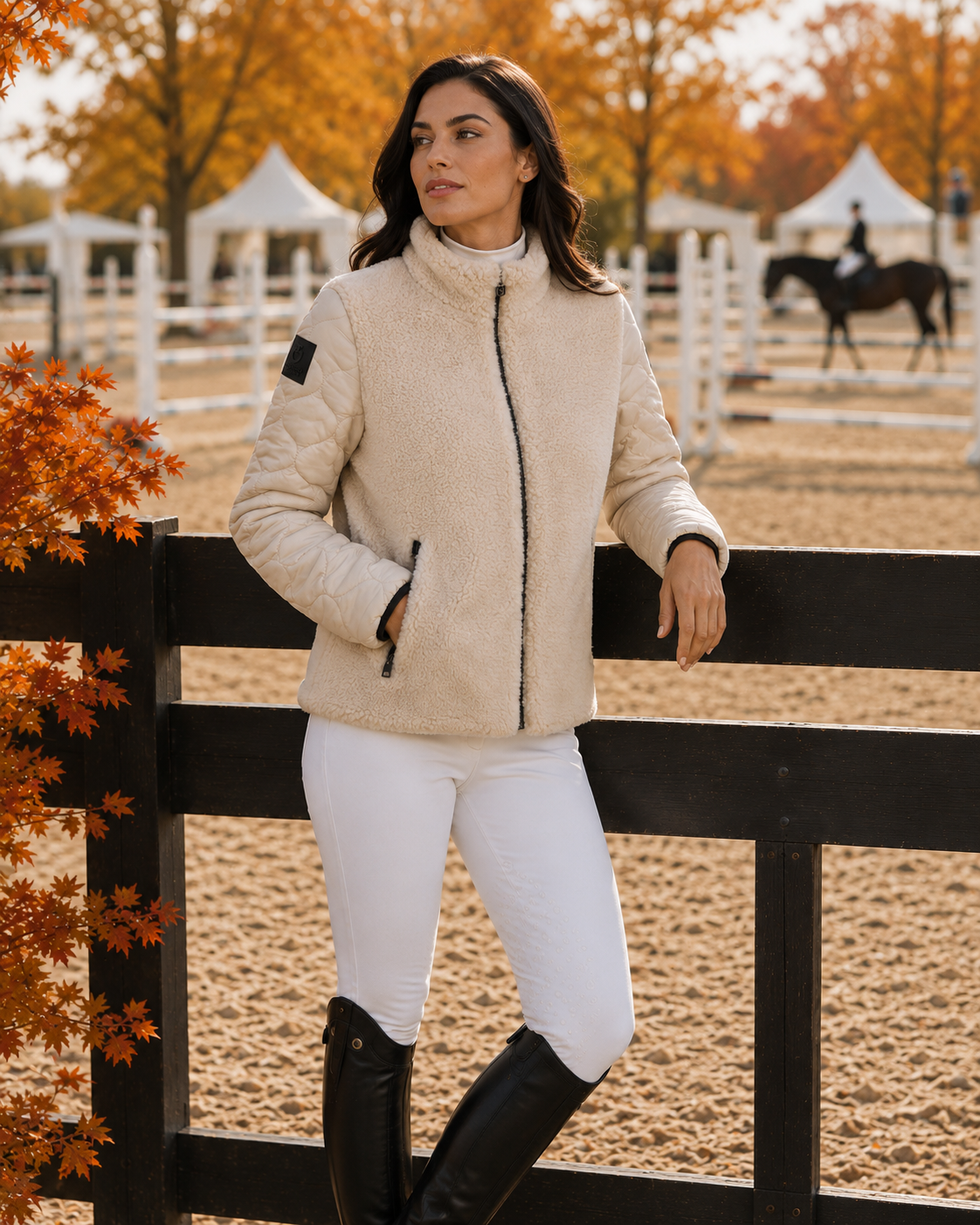 Cavalleria Toscana CT Ladies Teddy Bear Fleece