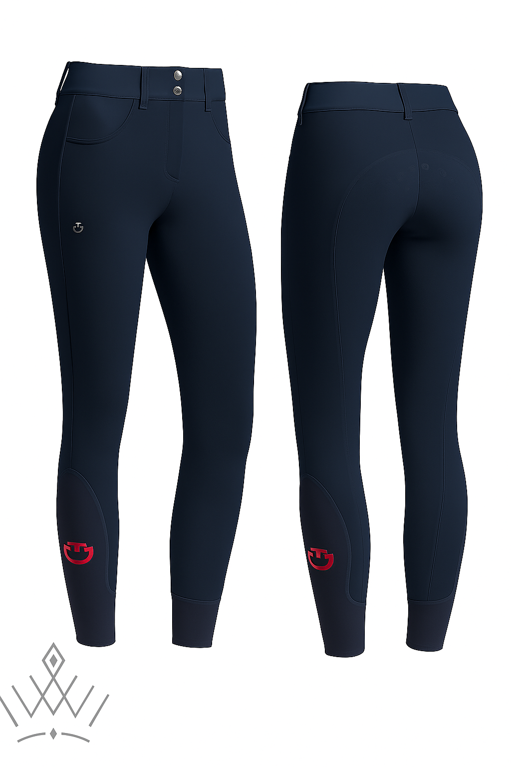 Cavalleria Toscana CT American Knee Grip Ladies Breeches - Everyday Colours.
